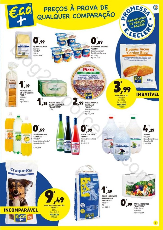 Antevisão Folheto E-LECLERC Promoções de 20 a 2