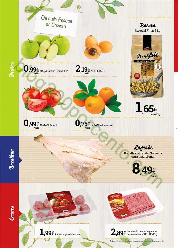 Antevisão folheto COVIRAN promoções de 19 abril