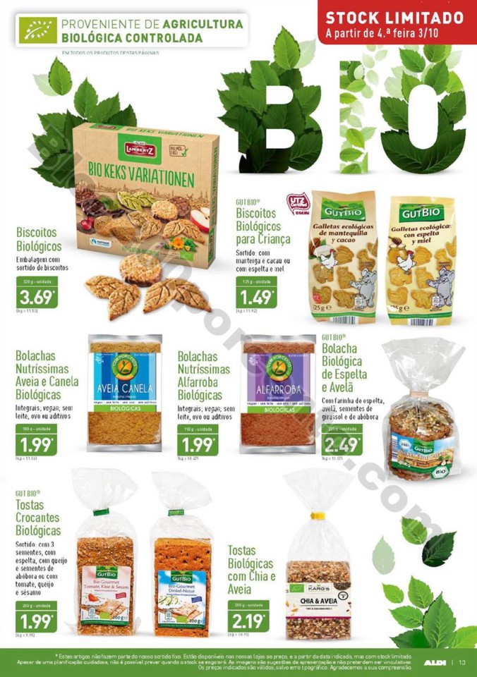 Antevisão Folheto ALDI Promoções a partir de 3 