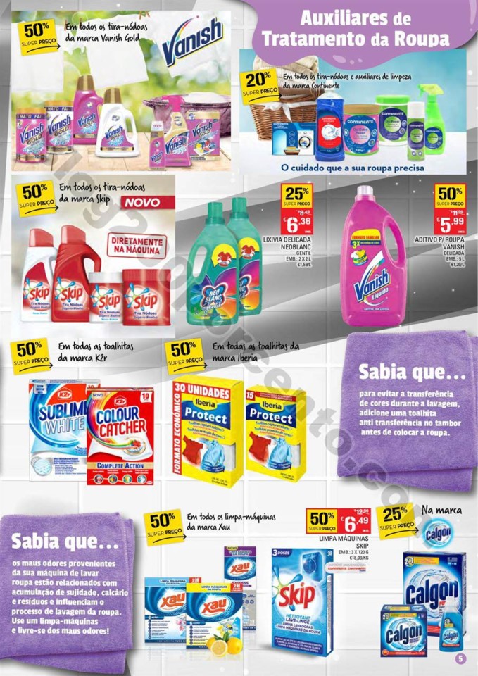Antevisão Folheto CONTINENTE Extra Limpeza Promo