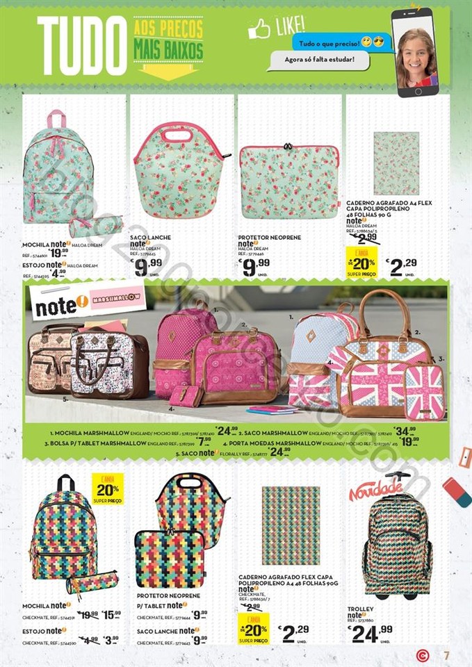 Antevisão Folheto CONTINENTE Regresso às aulas d