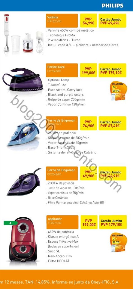 Antevisão Folheto Extra JUMBO Philips promoções