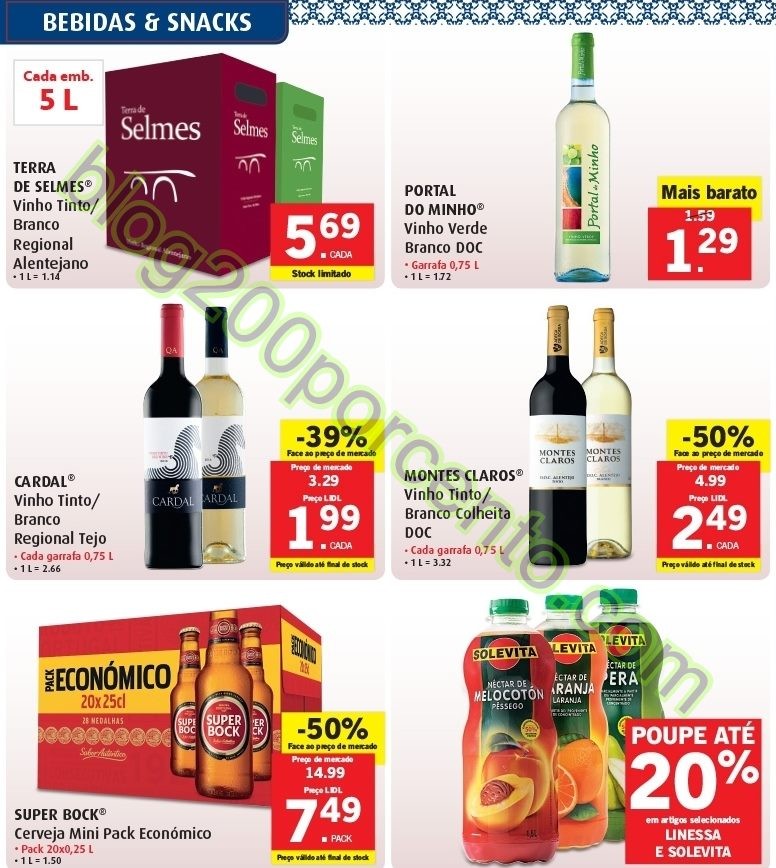 Antevisão Folheto LIDL Promoções de 10 a 13 mar