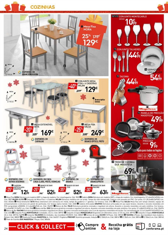 Antevisão Folheto Conforama Natal Promoções de 