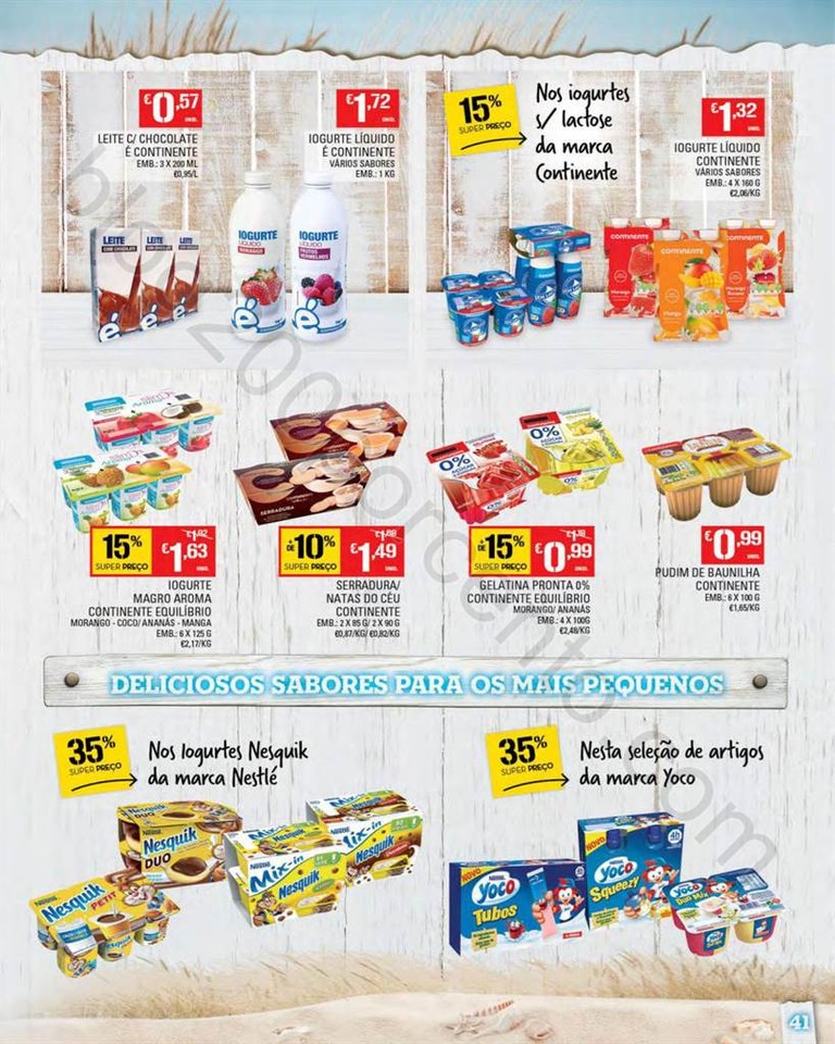 Antevisão Folheto CONTINENTE Verão Promoções d