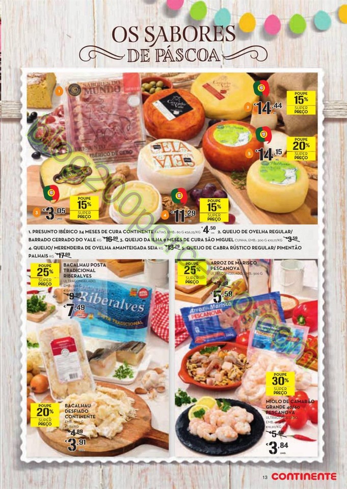 Antevisão Folheto CONTINENTE Páscoa de 1 a 27 ma