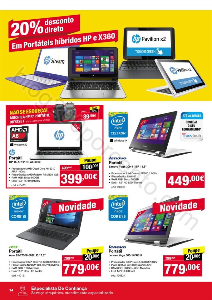 Antevisão folheto STAPLES Promoções de 20 outub