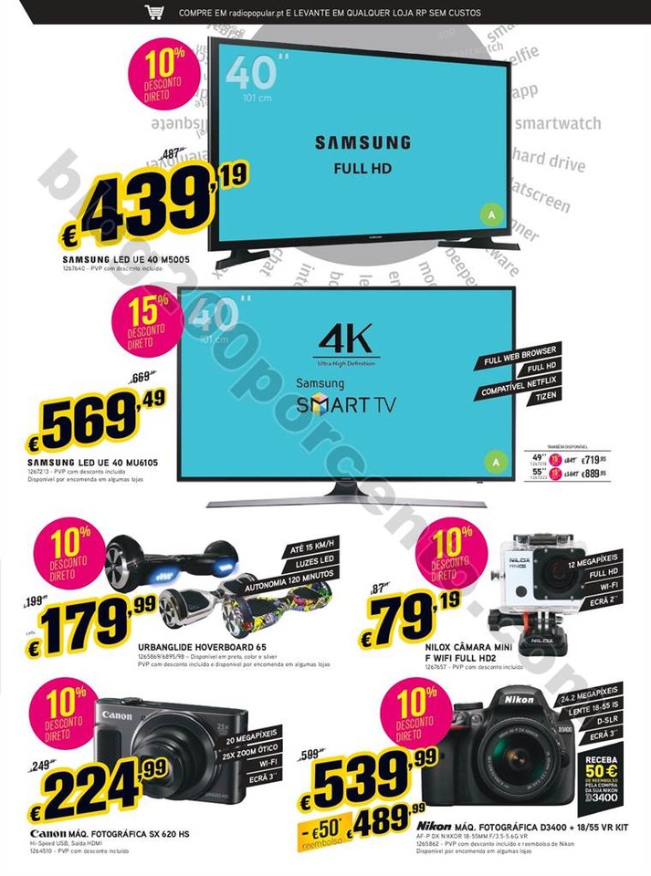 Antevisão Folheto RADIO POPULAR Promoções de 4 