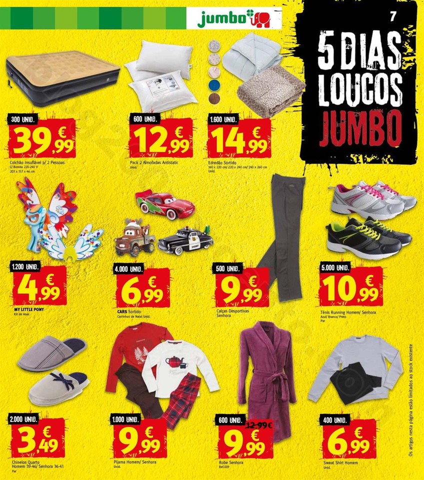 Antevisão Folheto JUMBO 5 dias loucos de 27 setem