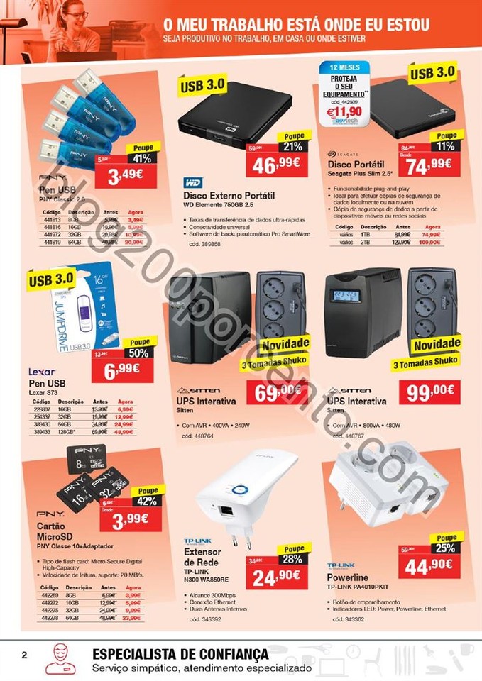 Antevisão Folheto STAPLES Promoções de 2 a 14 j