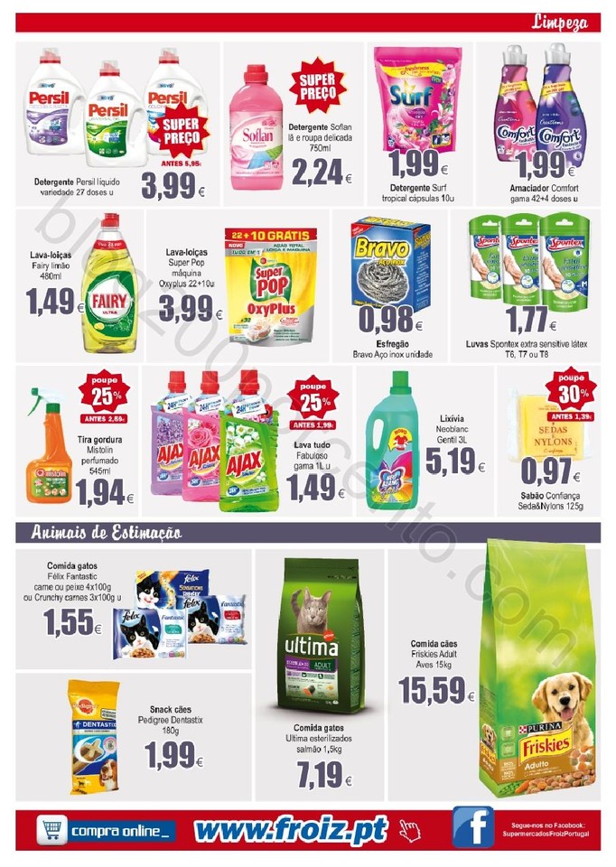 Novo Folheto FROIZ Promoções até 23 março p12.