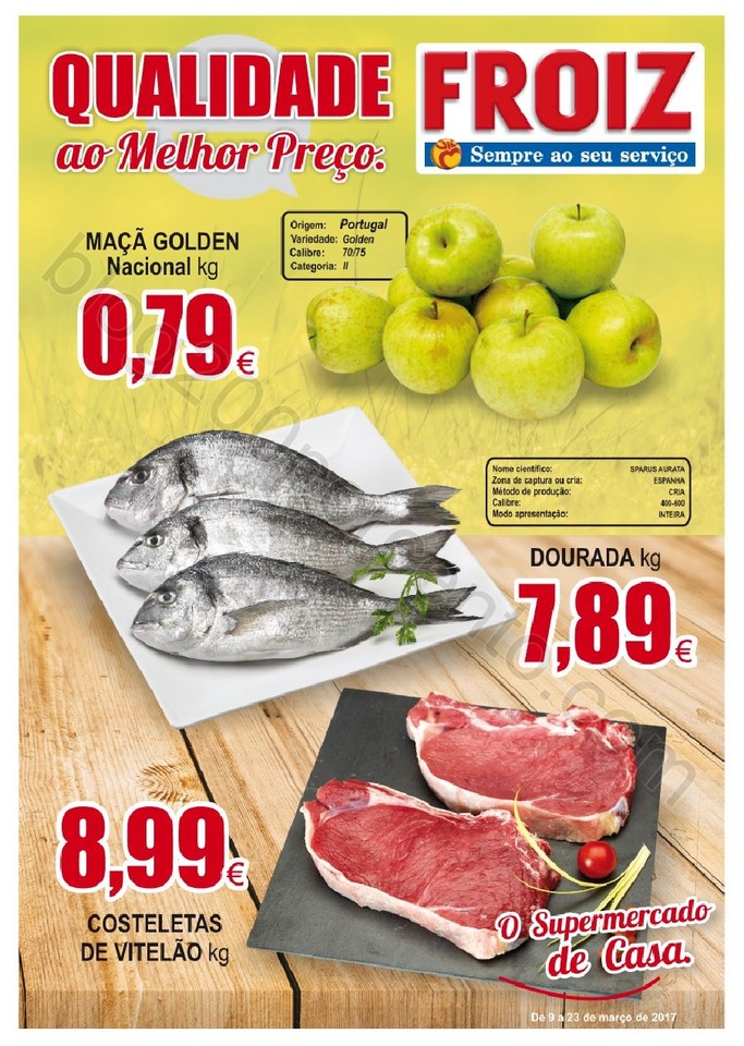 Novo Folheto FROIZ Promoções até 23 março p1.j