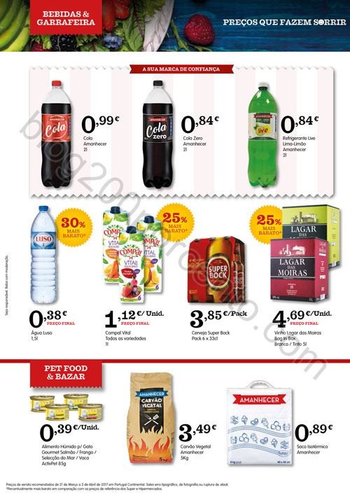 Antevisão Folheto AMANHECER Promoções de 21 mar