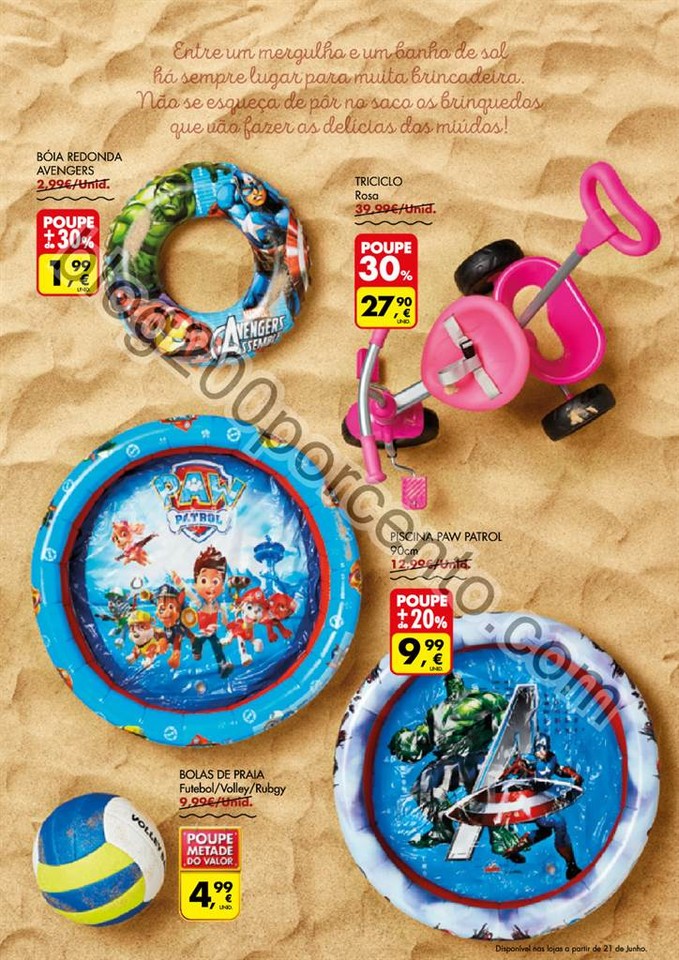 Antevisão Folheto PINGO DOCE Bazar - verão promo