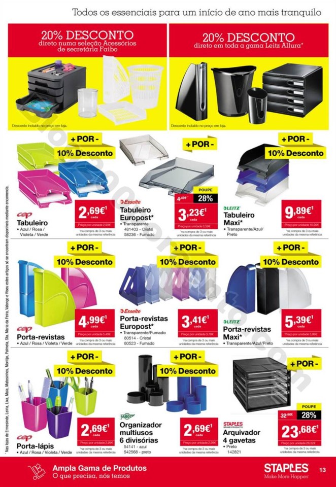 Antevisão Folheto STAPLES Promoções de 2 a 16 j