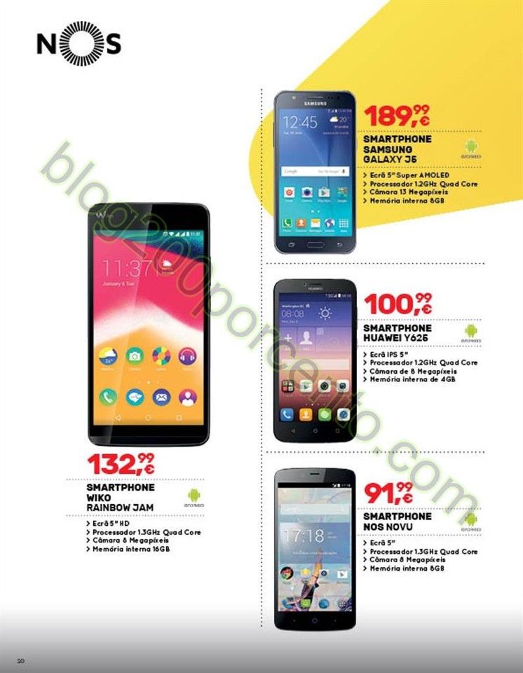 Antevisão Folheto WORTEN Mobile promoções de 11