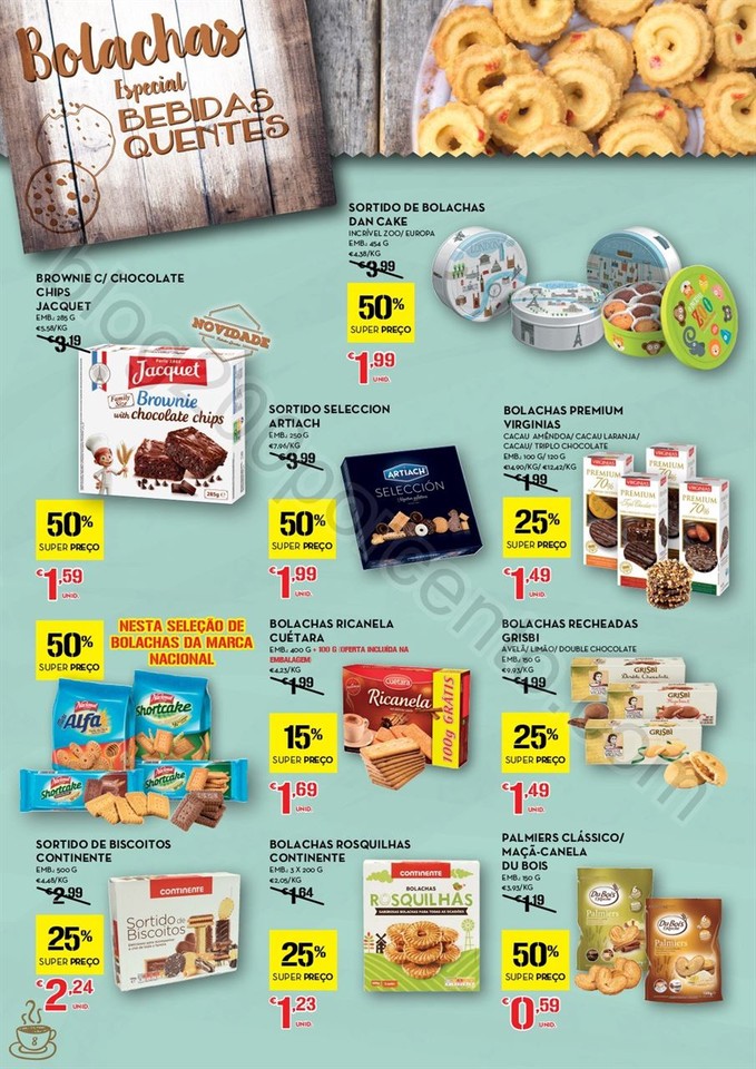 Antevisão folheto CONTINENTE Bebidas quentes de 1