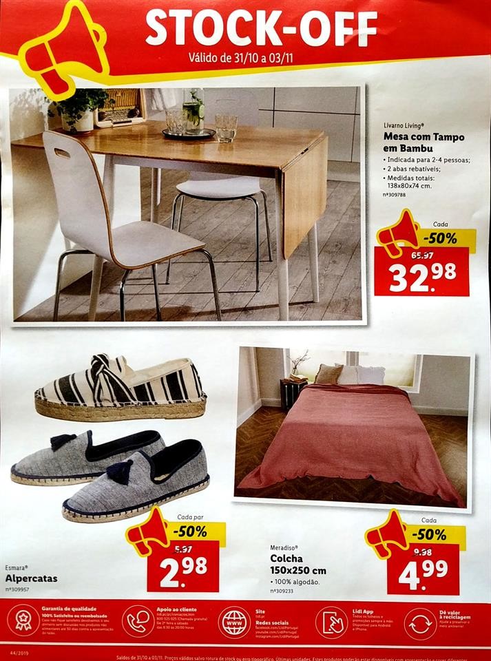 antevisão folheto stock off promoções de 31 out