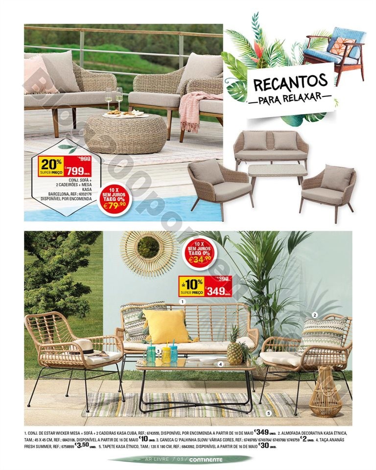 Antevisão Folheto CONTINENTE Feira ar livre promo