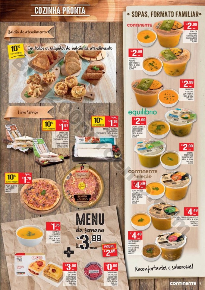 Antevisão Folheto CONTINENTE Promoções de 17 a 