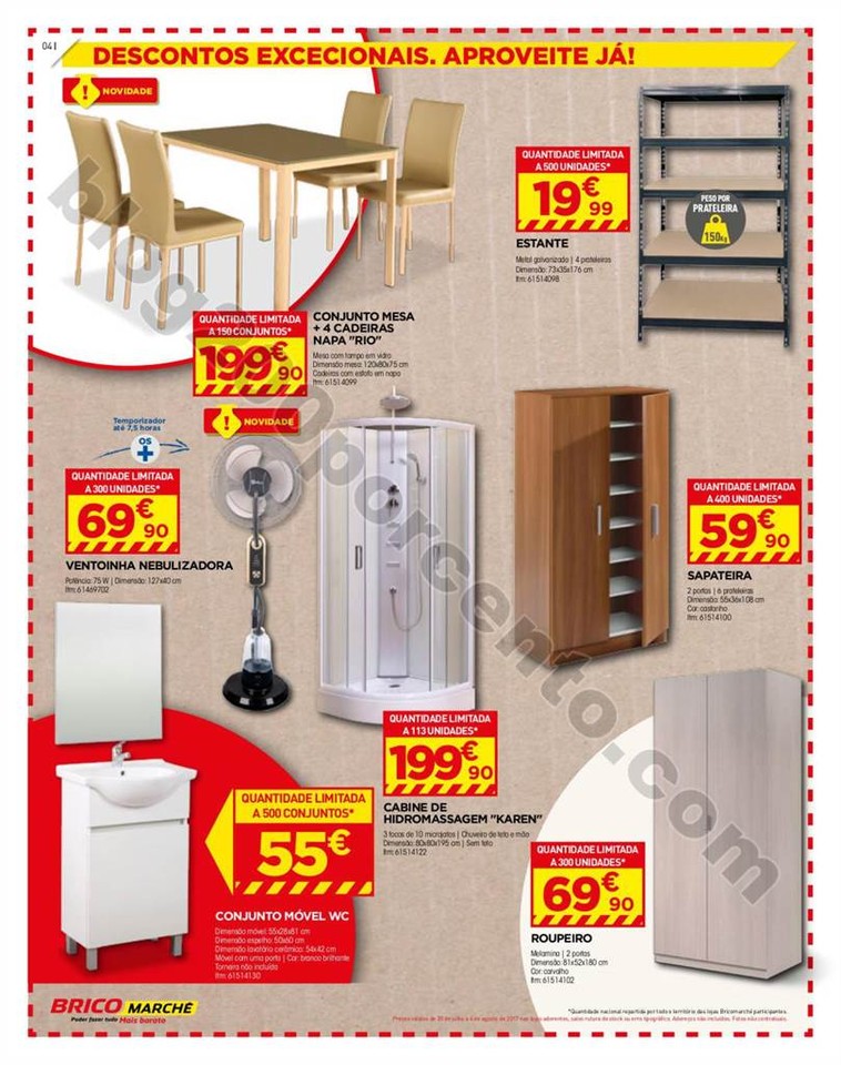 Antevisão Folheto BRICOMARCHÉ Promoções de 20 