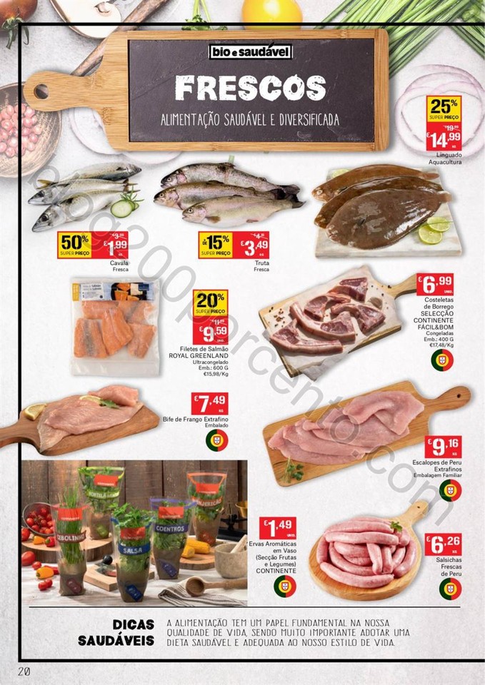 Antevisão Folheto CONTINENTE Alimentação Saudá