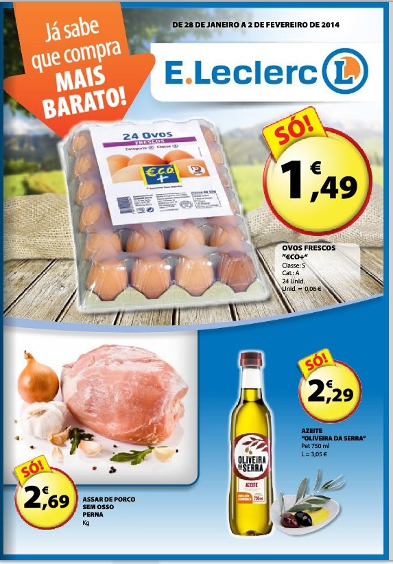 Antevisão folheto | E-LECLERC | de 28 janeiro a 2 fevereiro