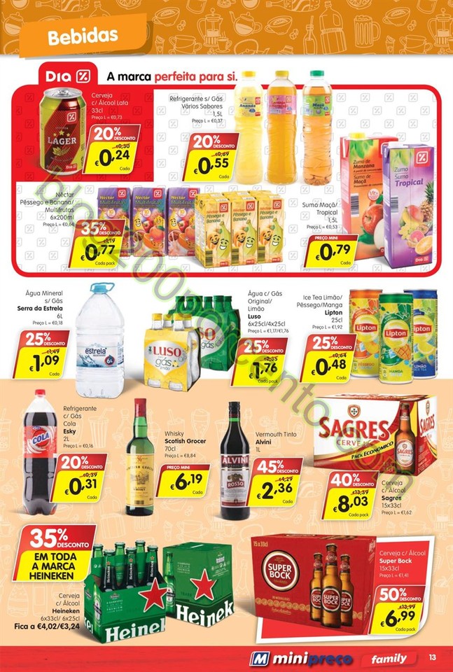 Antevisão Folheto MINIPREÇO Family de 18 a 24 fe