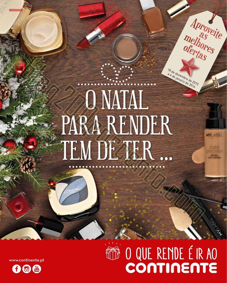 Novo Folheto CONTINENTE  Natal 18 dezembro 