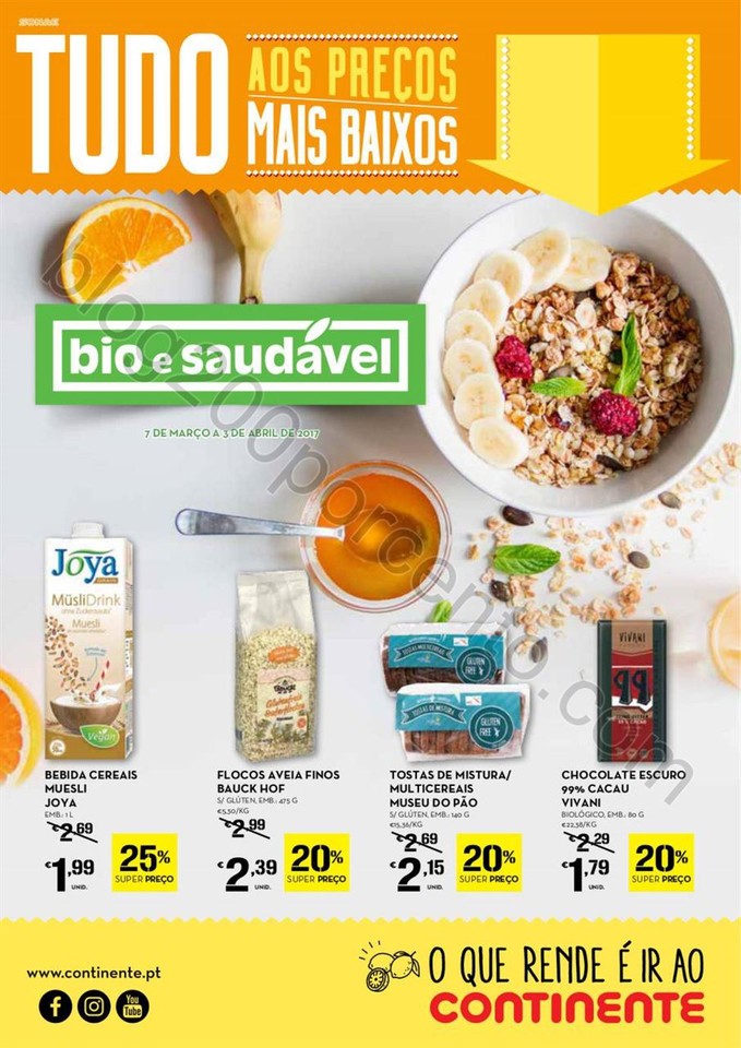 Antevisão Folheto CONTINENTE Bio &amp; Saudável de 7