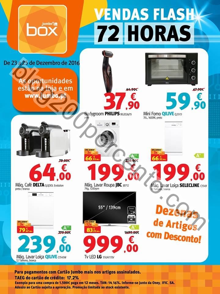 Antevisão Vendas Flash JUMBO - BOX Promoções de