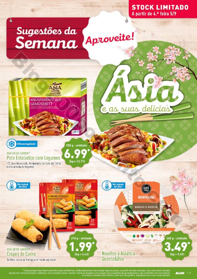 Antevisão Folheto ALDI Promoções a partir de 5 