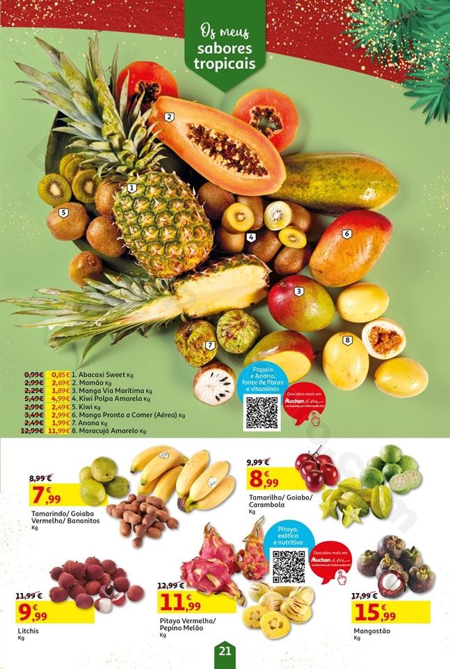 Antevisão Folheto AUCHAN Natal Promoções de 29 
