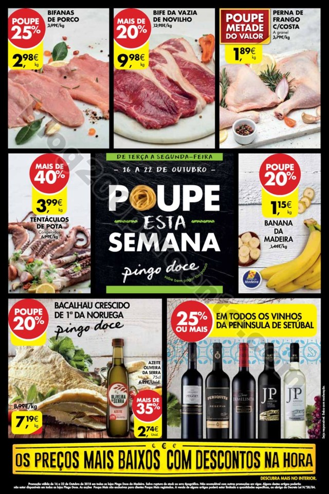 Antevisão folheto PINGO DOCE Madeira promoções 