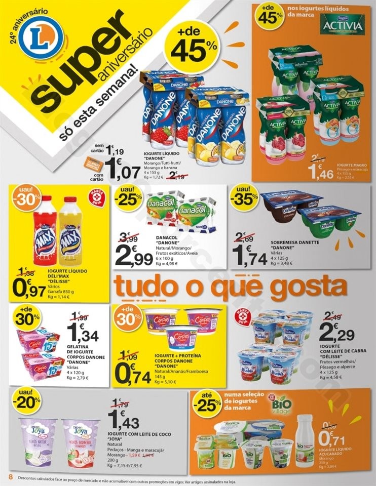 Antevisão Folheto E-LECLERC Aniversário promoç