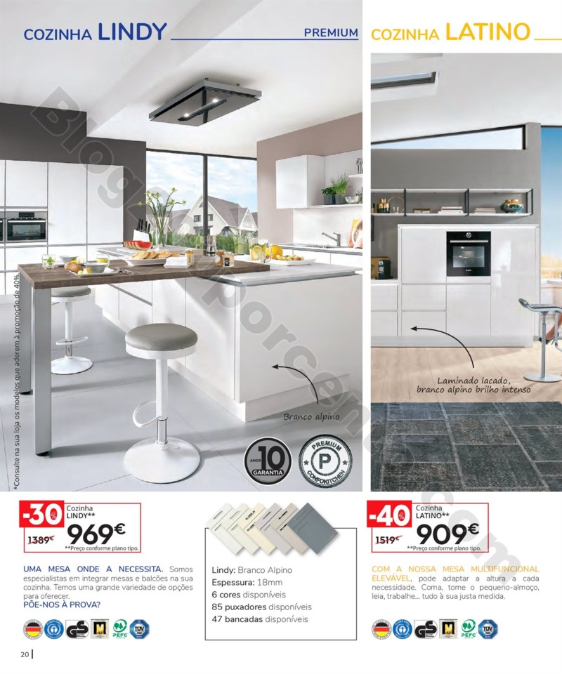 Antevisão Folheto CONFORAMA Cozinhas promoções 
