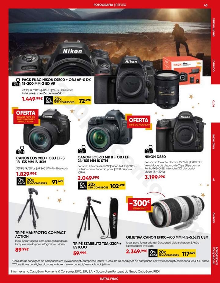 Antevisão Folheto FNAC Natal Tecnologia Promoçõ