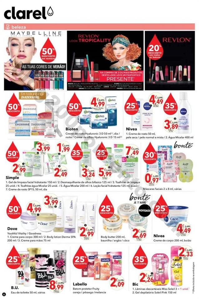 Antevisão Folheto CLAREL Promoções de 24 agosto