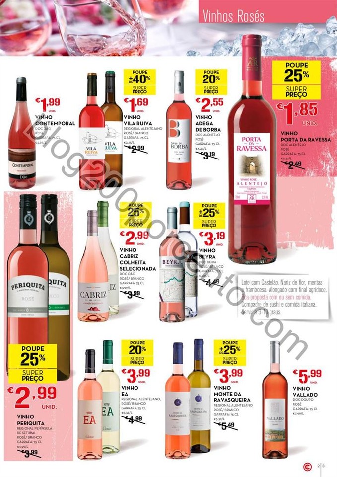 Antevisão Folheto CONTINENTE Vinhos e Aperitivos 