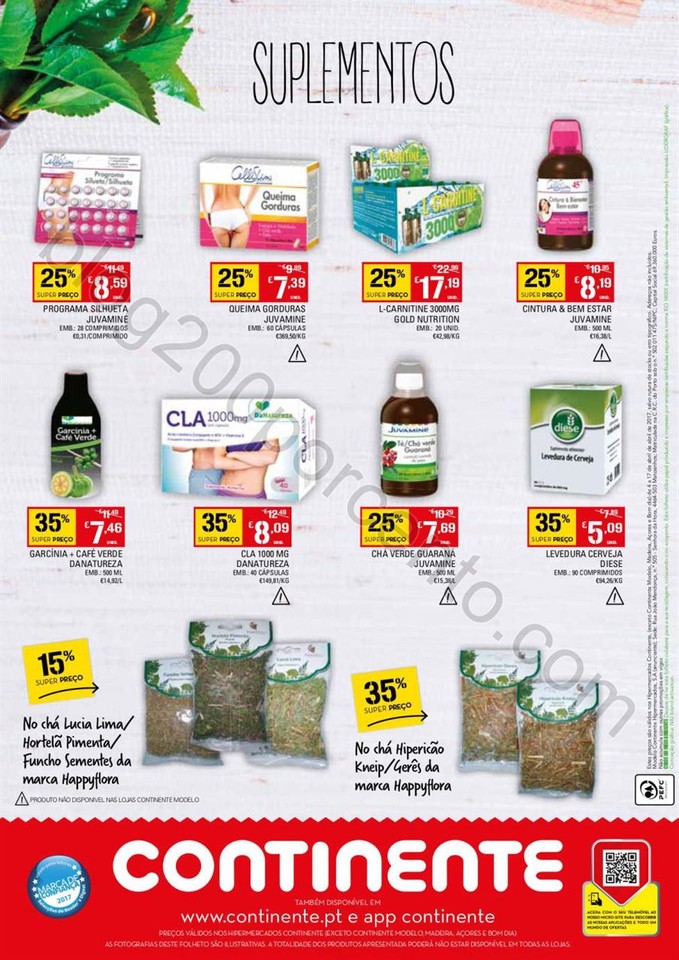 Antevisão Folheto CONTINENTE Bio e Saudável prom