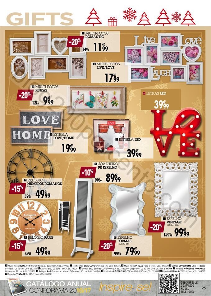 Novo Folheto CONFORAMA Promoções de 15 a 31 deze
