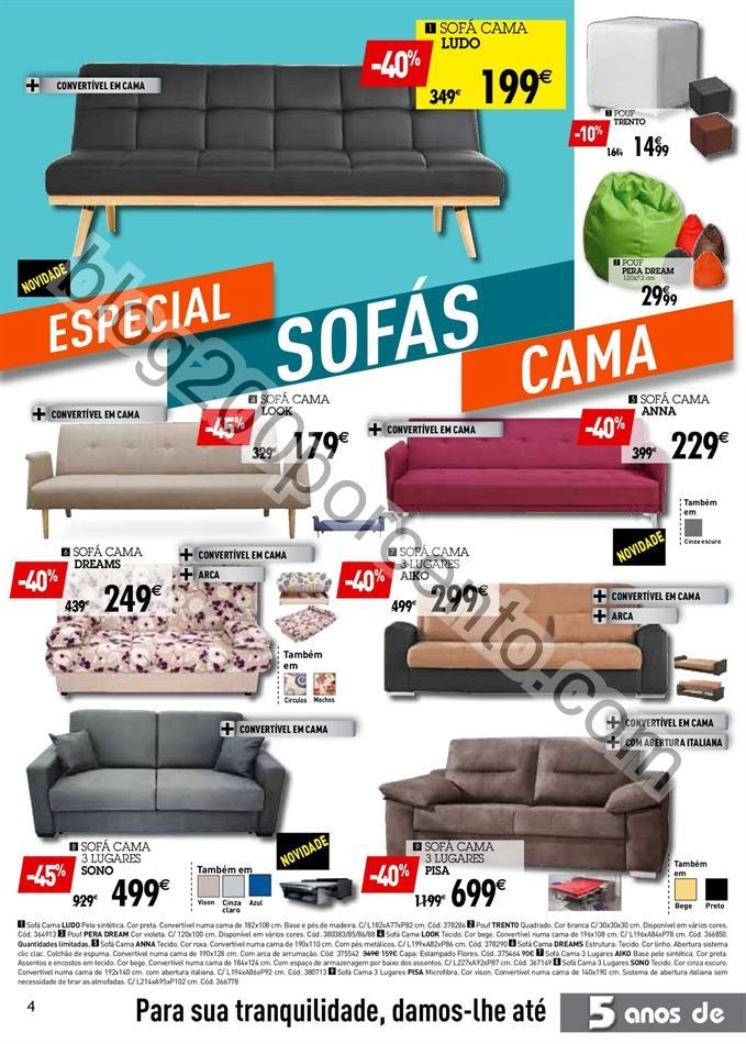 Antevisão Folheto CONFORAMA Festa Margem Sul de 1