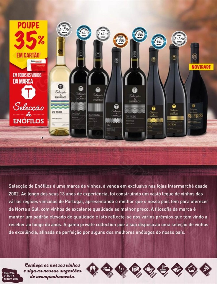 Antevisão Folheto INTERMARCHÉ Vinhos promoções