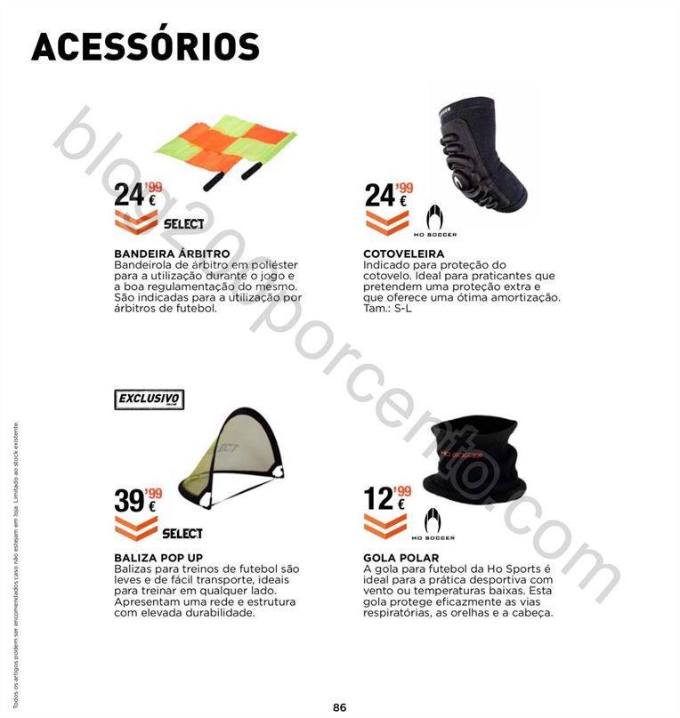 Novo Folheto SPORT ZONE Especial Futebol promoçõ