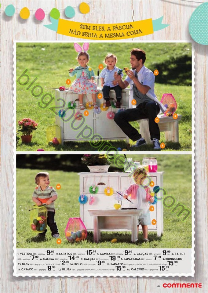 Antevisão Folheto CONTINENTE Páscoa de 1 a 27 ma