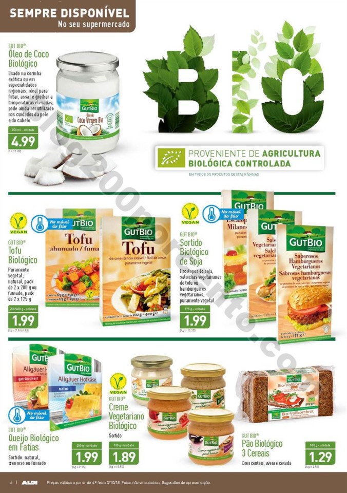 Antevisão Folheto ALDI Promoções a partir de 3 