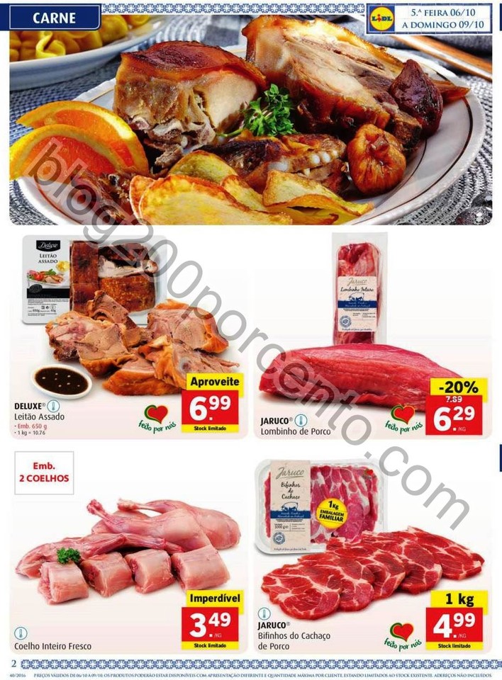 Antevisão Folheto LIDL Promoções semana de 6 a 