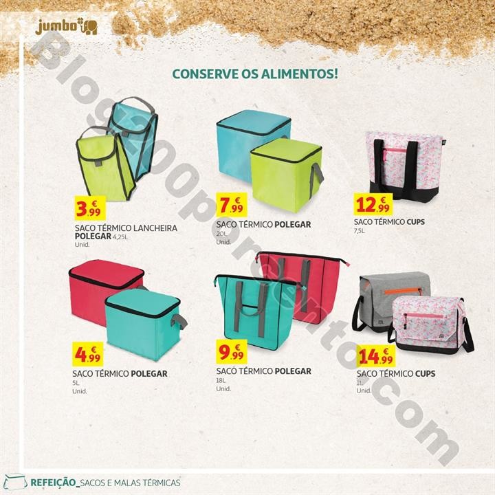 Especial Praia e Campismo JUMBO Promoções de 10 