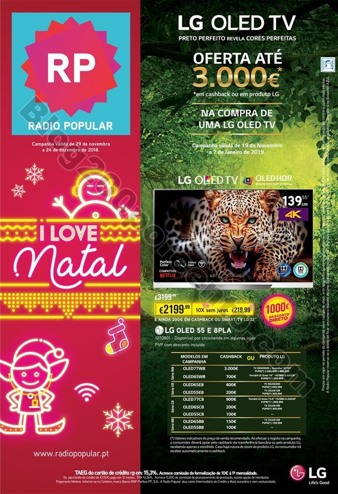 Antevisão Folheto RADIO POPULAR Natal promoções