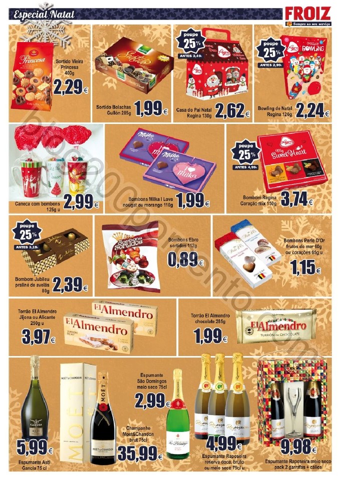Novo Folheto FROIZ Promoções de 14 dezembro a 2 
